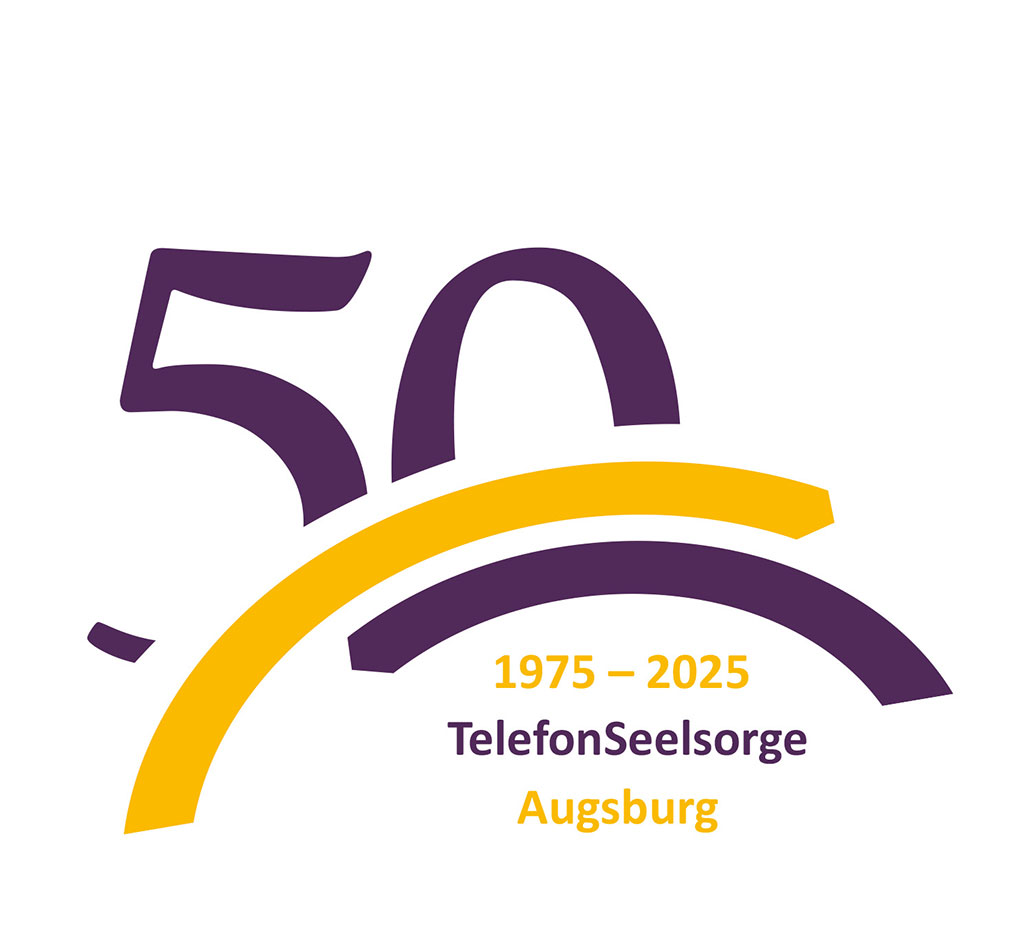 Jubiläumslogo / TelefonSeelsorge Augsburg